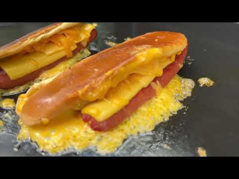 WE FOUND YOUR NEXT GRIDDLE COOK! THE BEST GRILLED CHEESE DOGS YOU'LL EVER MAKE ON THE GRIDDLE!