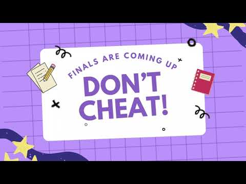 "Don't Cheat!" - PSA