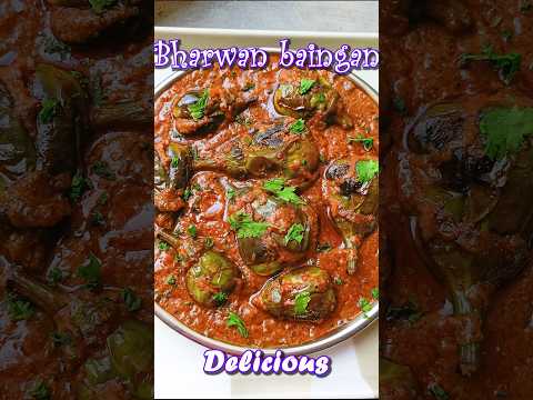 Super Tasty Bharwan baigan recipe #baigan #bharwabaingan #baiganmasala #brinjal #shorts #msdrasoi