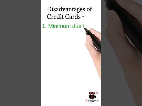 Disadvantages of credit cards || credit card disadvantages || credit cards