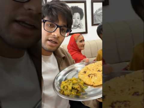 Makke Ki Roti Breakfast Me #saurabhjoshivlogs #piyushjoshivlogs #trending #shorts #foryoupage #views