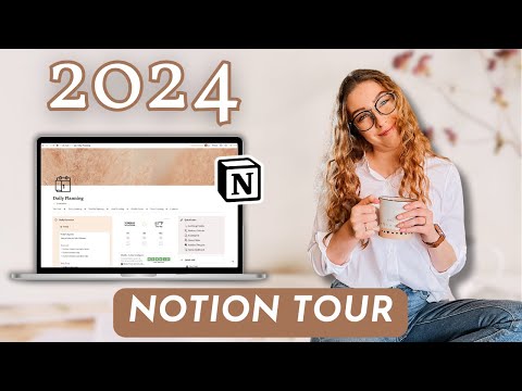 My 2024 Notion Setup & Tour ✨ | task management, meal planning, budgeting & more!