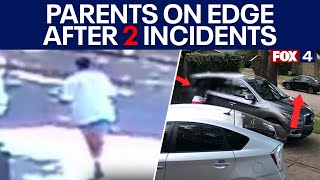 Police urge North Texas parents to stay vigilant after 2 suspicious incidents involving kids