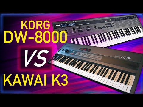 These Vintage Synths Shouldn't Be This Cheap! KORG DW-8000 vs KAWAI K3