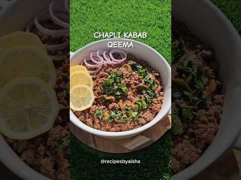 Chapli Kabab Qeema #shorts #shortsfeed #shortsviral