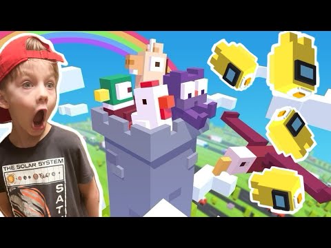 Chickens are Among Us | Crossy Road Castle Gameplay with Ima and Jessy