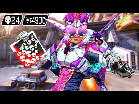 INSANE VALKYRIE 24 KILLS & 4900 DAMAGE (Apex Legends Gameplay)