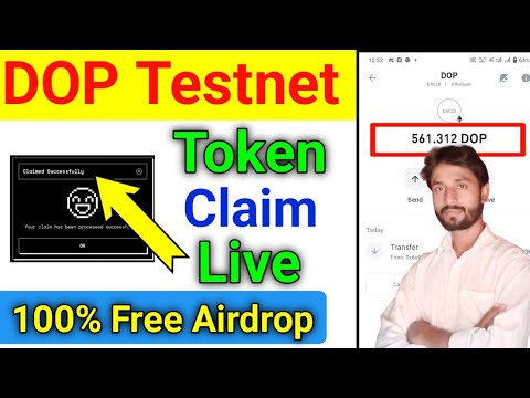 DOP Testnet Airdrop Token Claim Live || How to claim DOP testnet token