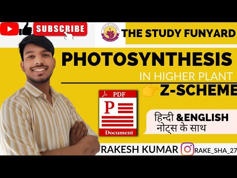 PHOTOSYNTHESIS । photosynthesis in higher plant । light reaction । dark reaction । Z-SCHEME #bsc#msc