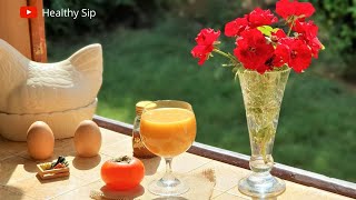 How to make Persimmon Fruit Smoothie