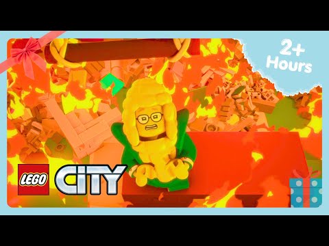 THE MAIR! 🤣 | BRAND NEW LEGO CITY | ❄️ HAPPY HOLIDAYS! ❄️ | Funny COMPILATION | WildBrain Bananas