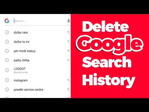 How to Delete Google Search History