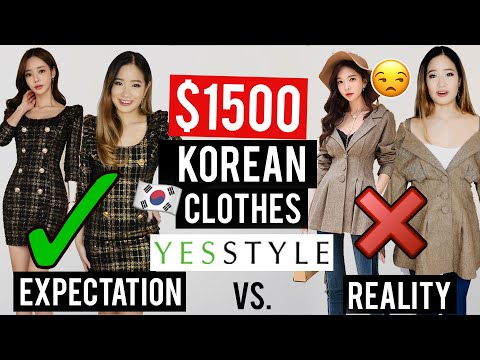 ⭐️ GIVEAWAY ⭐️TRYING $1500 OF KOREAN CLOTHES 🇰🇷from YESSTYLE