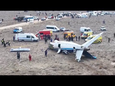 Rescue efforts on as many feared dead in plane crash in Kazakhstan