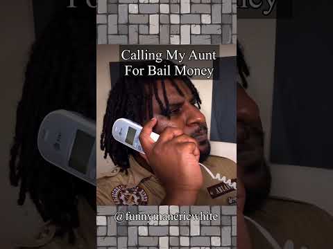 Calling my Aunt to bail me out #comedy #jail #familymemories