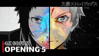 Bungou Stray Dogs - Opening 5 【Tetsu no Ori】 4K 60FPS | CC