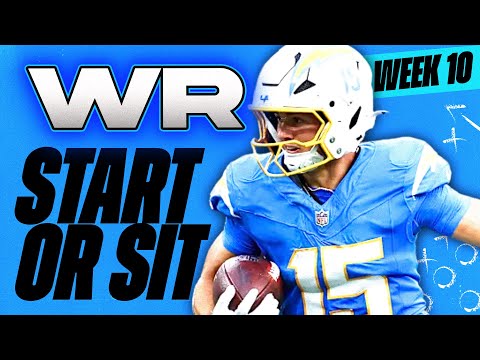 🔥 WEEK 10 WR MUST Start/Sit Analysis! 🚀 | 2024 Fantasy Football Advice