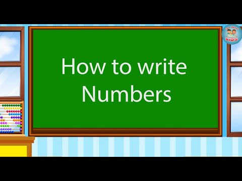 Learn How to Write Numbers from 31- 40 - Numbers Learning for Children