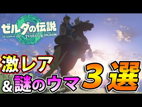 これは絶対捕まえたい！！ 激レア＆謎のウマ３選+おまけを一挙紹介！【ゼルダの伝説 ティアキン】