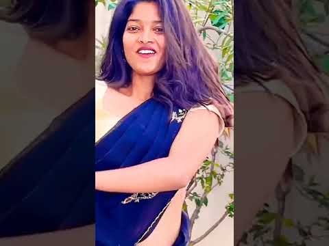 @HarshaHoneyOfficial Cutie Kiranmaya 😘🥀💞🙈🥵 Looking Beautiful Dance 🤩 Saree Love #love #trending