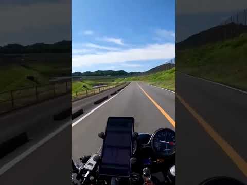 モテギリゾートを走るCB750F