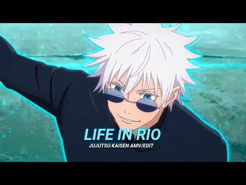 LIFE IN RIO - GOJO SATORU BADASS 🥵 [ EDIT / AMV ] + [ 4K + CLIP ] 👽