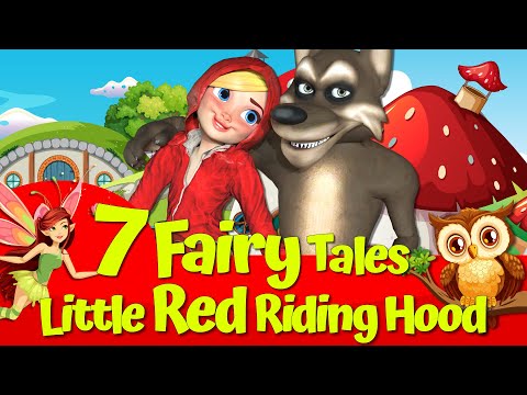 Little Red Riding Hood And The Big Bad Wolf 🔴🐺I Seven Fairy Tales I Animated Fairytales 🌟