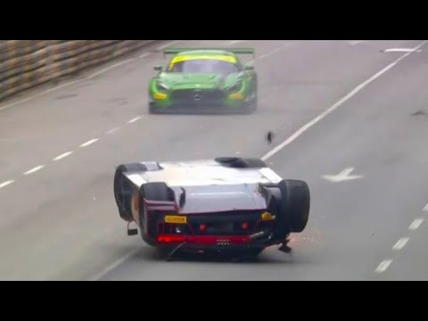 FIA GT WORLD CUP MACAU Crash Complilation non fatal (2011-2023)