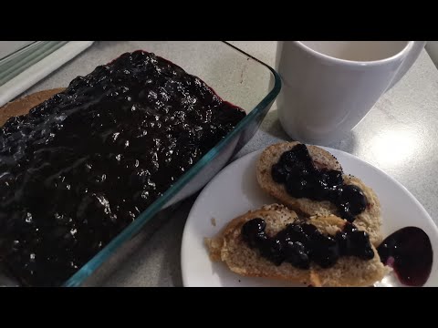 HOW TO MAKE BLUEBERRY PIE FILLING | JAM | EASY RECIPE