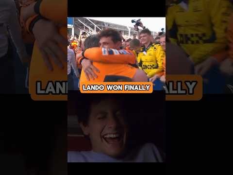 Lando Norris Finally Won A Race | McLaren F1 Team | Formula 1 #shorts