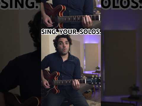 Sing Your Guitar Solos! #guitar #guitarlesson #electricguitar