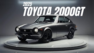 2025年型トヨタ2000GTのご紹介: クラシックなデザインとモダンなエンジン