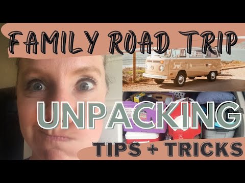 Unpacking from Vacation as a FAMILY | Tips and Tricks | Unpack with Me