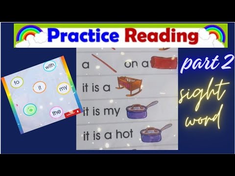 PRACTICE READING SENTENCES PART 2/Sight words| IMPROVE YOUR READING & VOCABULARY|