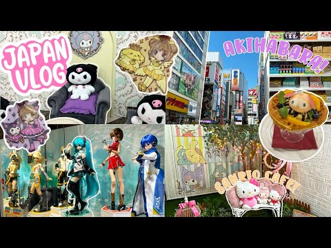 SO MANY BLIND BOXES IN AKIHABARA AND THE SANRIO CHARACTERS CAFE! Anime, Gachapon, Vintage Toys!