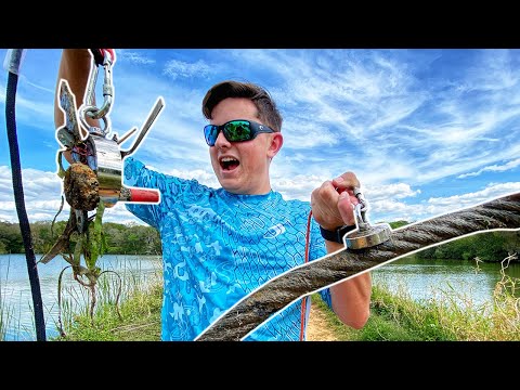 Magnet Fishing in Pollution FILLED Waters - Unbelievable FINDS