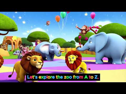 Alphabet Zoo Song | Fun A to Z Animal Adventure for Kids