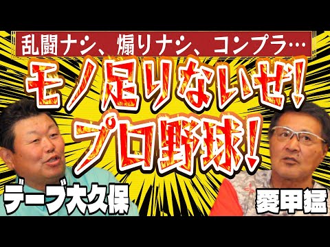 【デーブ大久保#2】プロ野球にモノ足りなさ感じる二人