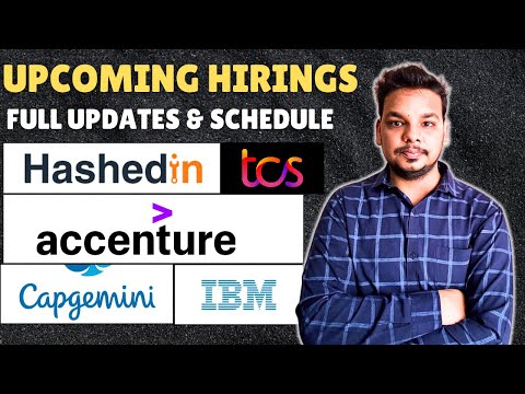 HashedIn , TCS , Accenture , IBM , Capgemini Hiring Updates | Upcoming Hirings | OFF Campus