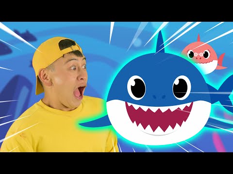 Baby Shark and Zombie Shark Finger | 123 Song | Colorfull Shark | Pikojam Kids Song