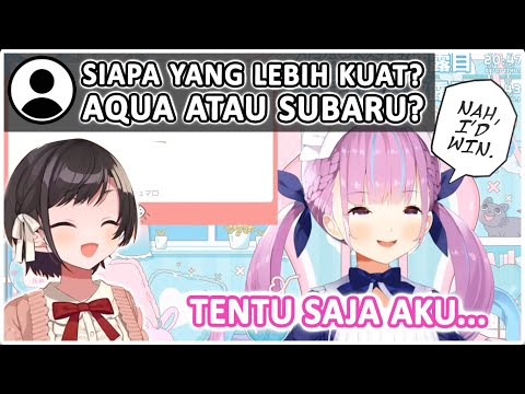 AQUA Merasa Bisa Menang Ketika Melawan SUBARU | (Hololive Clips)