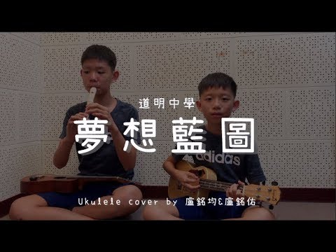 夢想藍圖 ( 道明中學 ) - Ukulele cover by 盧銘均 & 盧銘佑