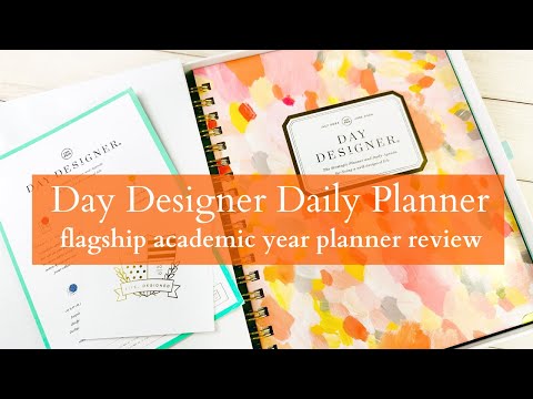 Day Designer Planner Review | Academic Year 23/24 Daily Planner | The whole year in one planner!