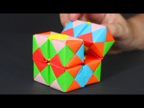 How to make a MAGIC INFINITY CUBE with paper