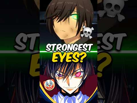 5 Strongest EYES in Anime 😳? || #shorts #anime