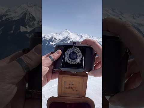 Shooting Mountains On A 1940s Film Camera 🗻📸 #expiredfilmclub #filmcamera #mountains #shorts #fyp