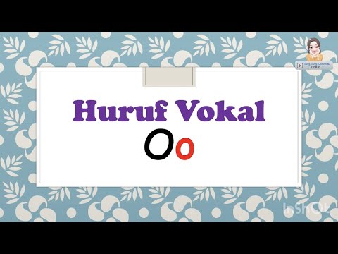 Suku Kata- Huruf Vokal O | Bahasa Melayu | Prasekolah