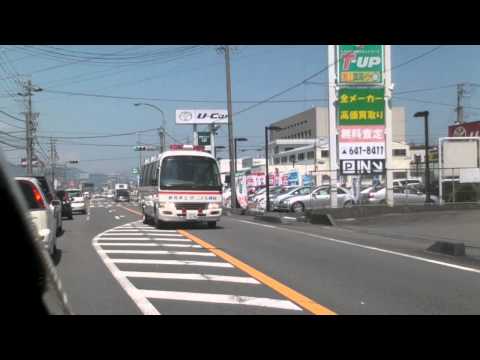 緊走！トヨタ・コースター救急車