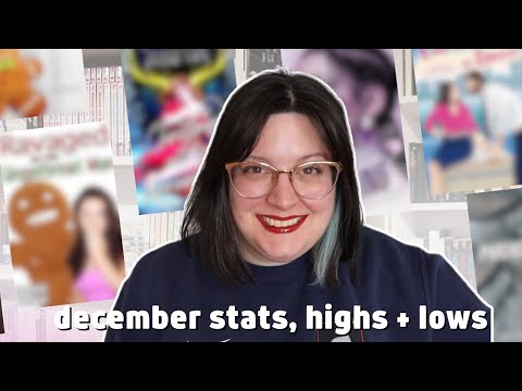 a big mix of contemporary surprises, wayward children, horned gods | december stats, highs and lows