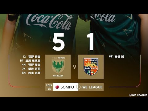 Tokyo Verdy Beleza 5X1 A.C Parceiro Nagano: Melhores Momentos: Liga Japonesa Feminina 🇯🇵🏟🏆: 7-Rodada